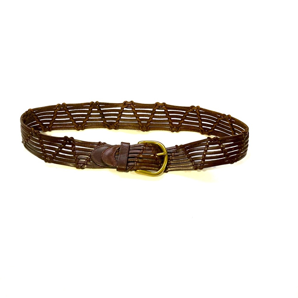 Fossil Huarache Leather Belt